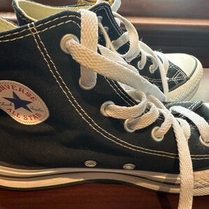 Converse Kids Black & White High-Top Sneakers